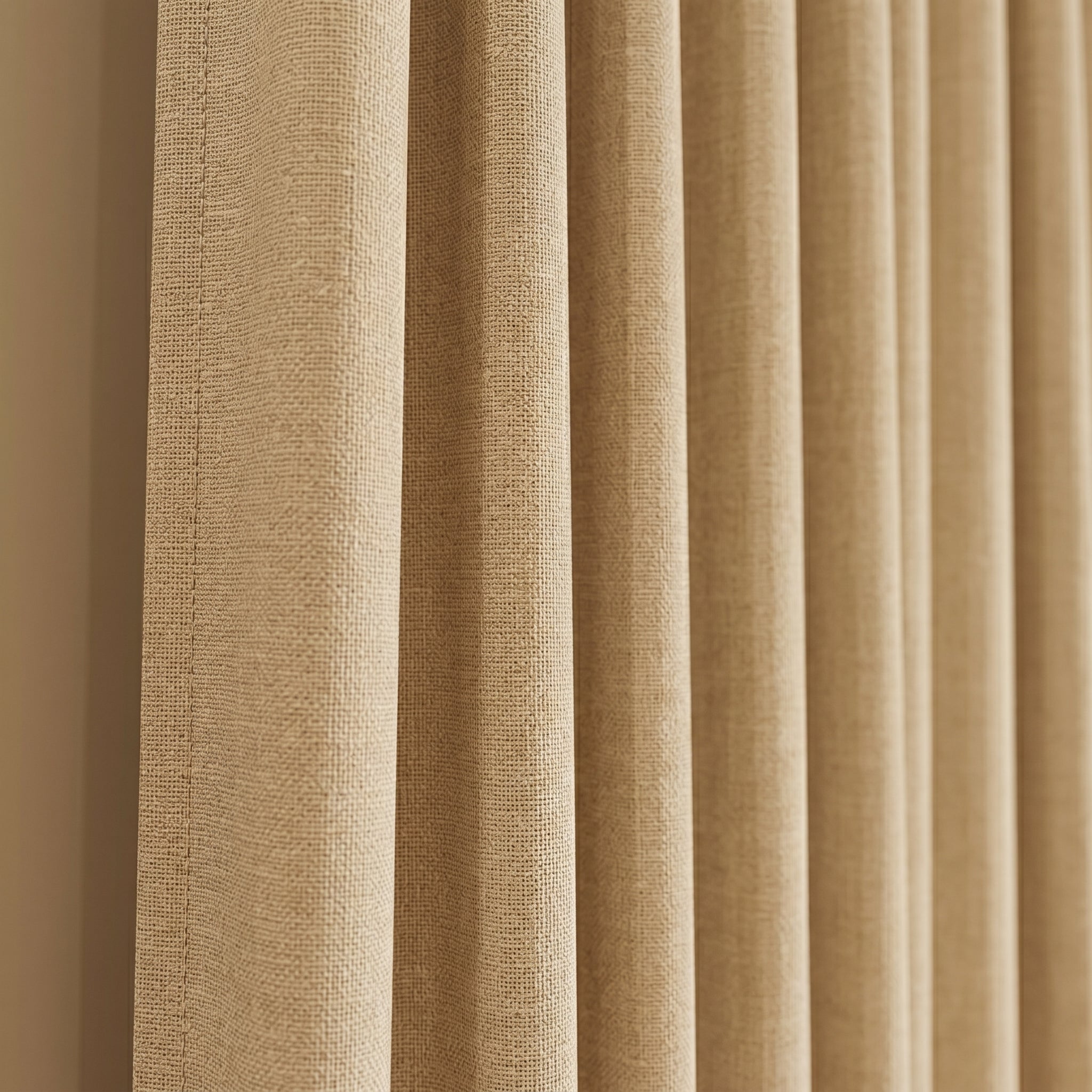 Zenith Minimalist Jute Drapes