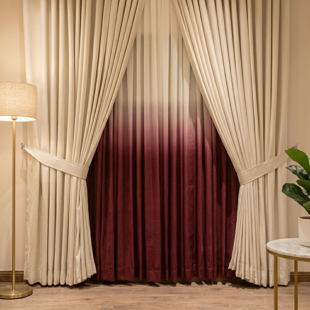 Ombre Velvet Symphony Curtain