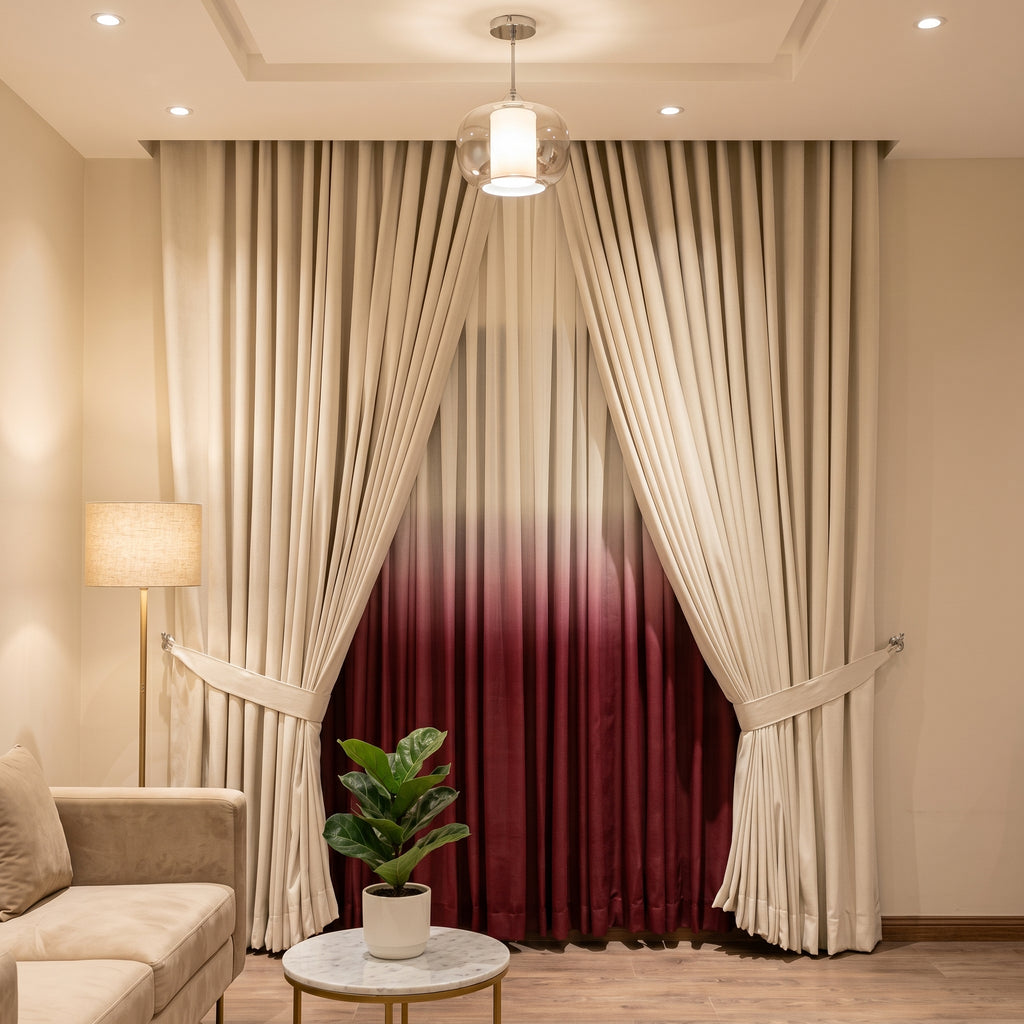 Ombre Velvet Symphony Curtain