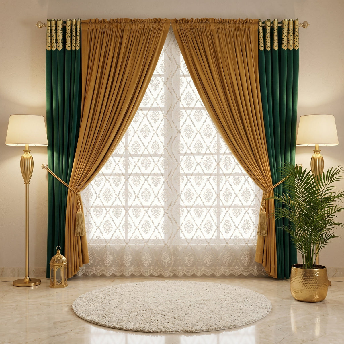 Royal Tasseled Drapes