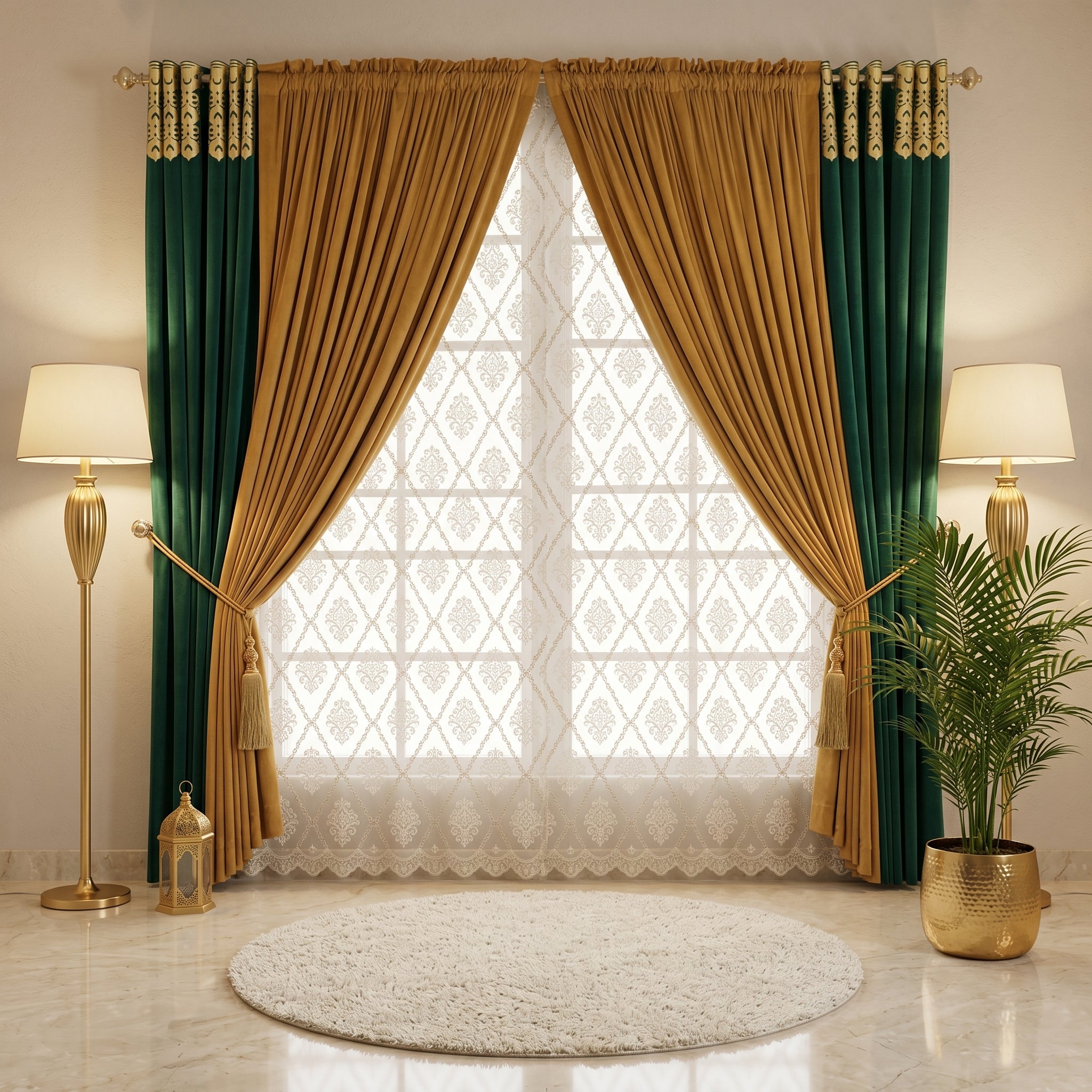 Royal Tasseled Drapes