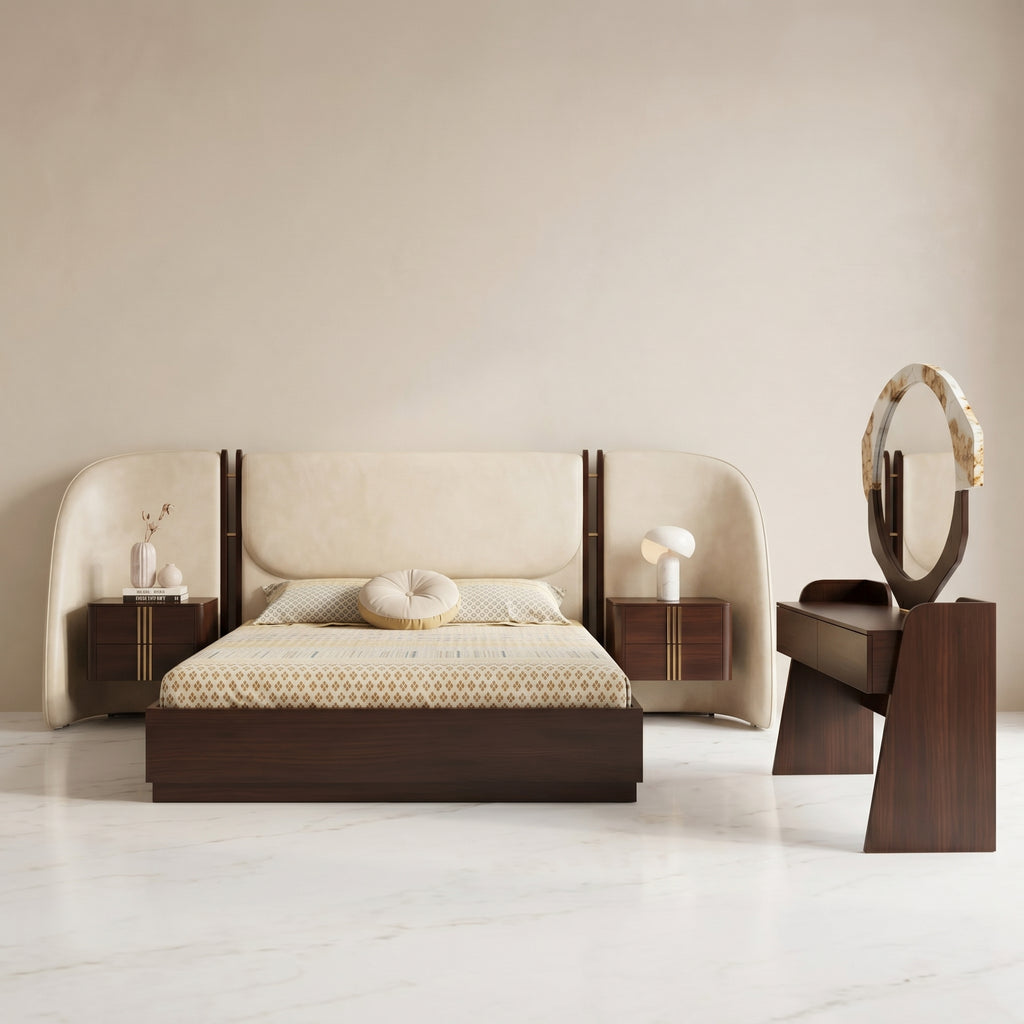 Noir Crest Signature Bed Set