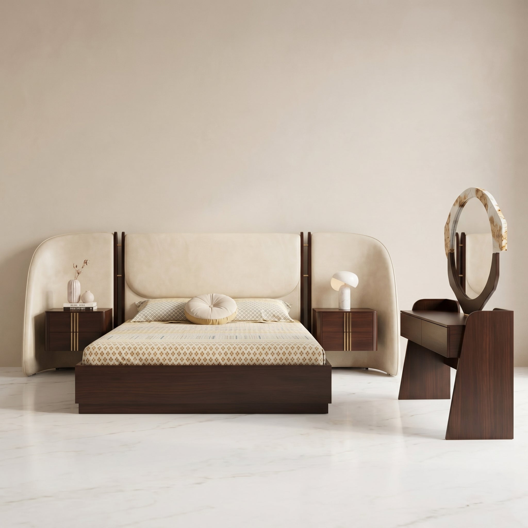 Noir Crest Signature Bed Set