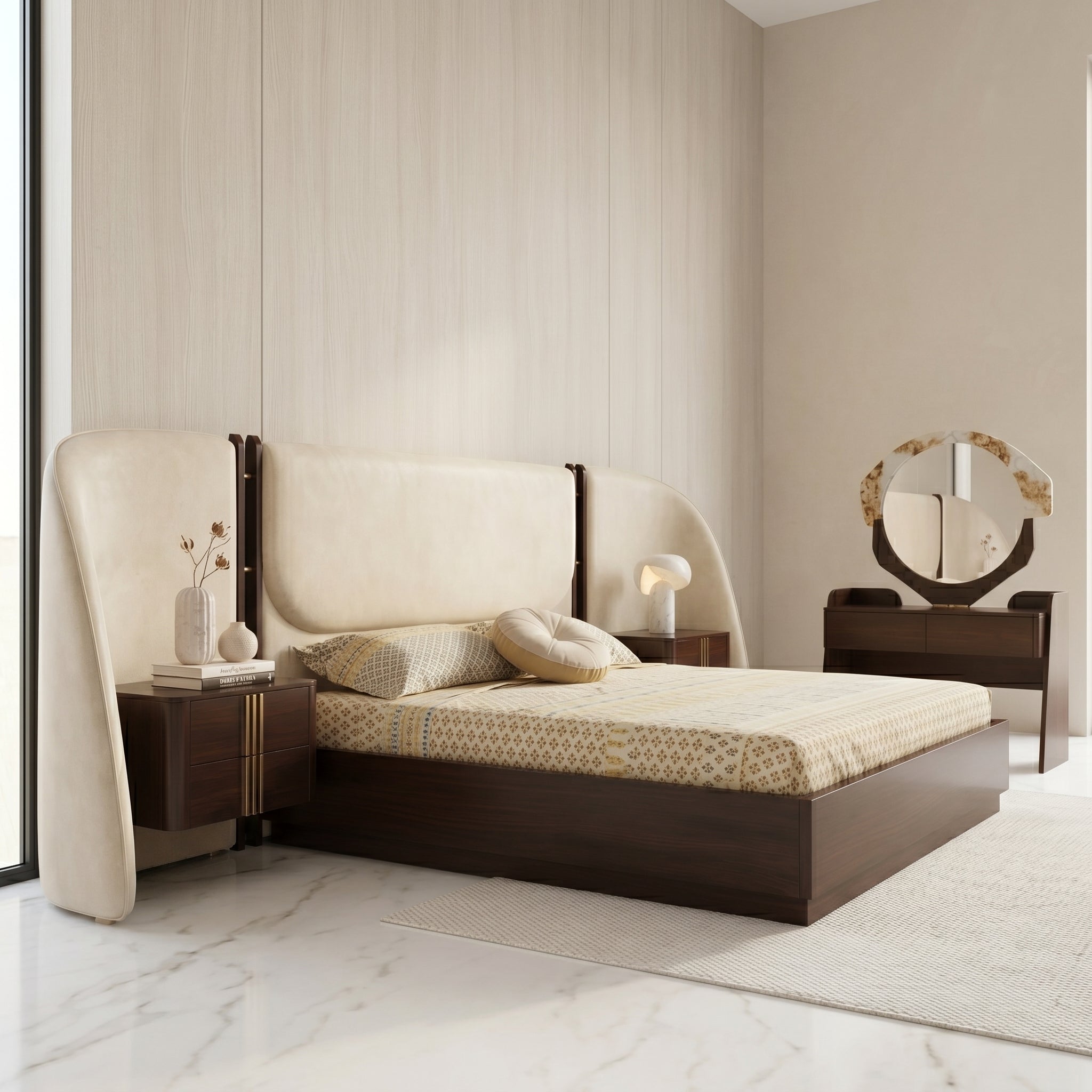 Noir Crest Signature Bed Set
