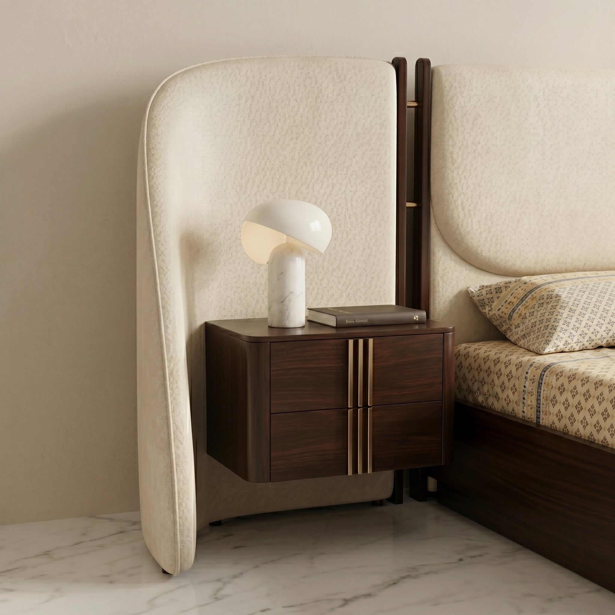 Noir Crest Signature Bed Set