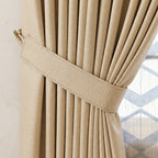SilkBeige Diamond Sheer Curtain