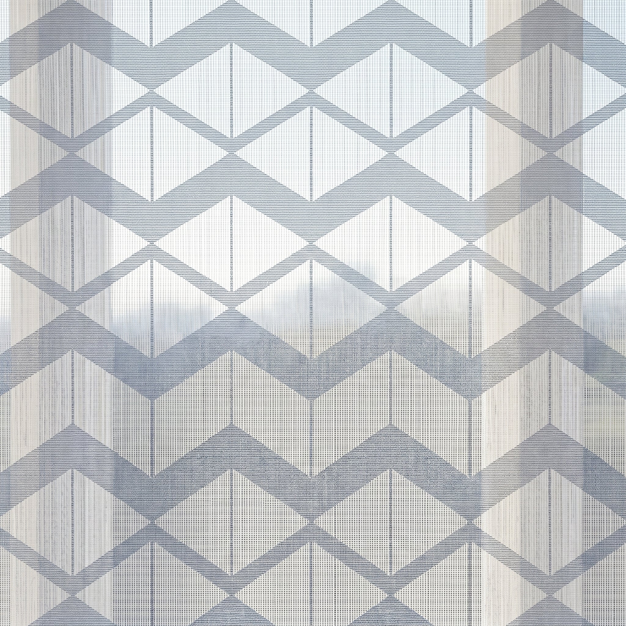SilkBeige Diamond Sheer Curtain